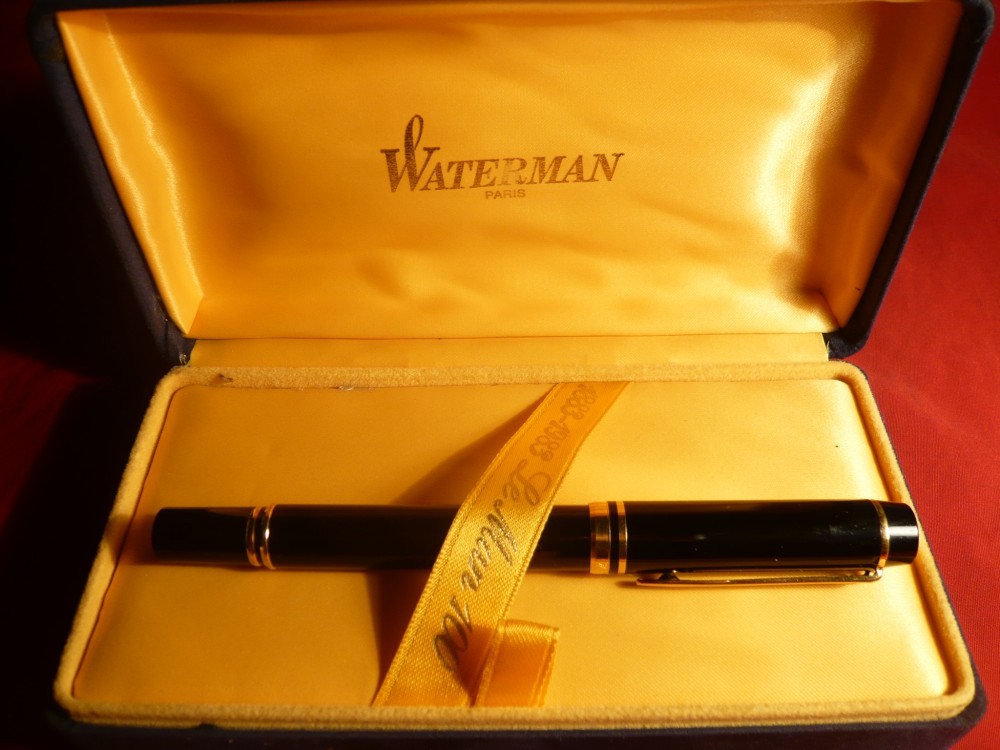 Stilou de Lux - Waterman -100 Ani - penita Aur 18 K | Okazii.ro