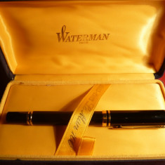 Stilou de Lux - Waterman -100 Ani - penita Aur 18 K