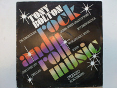 Disc vinil vinyl pick-up ELECTRECORD TONY BOLTON Rock and Roll Music foto