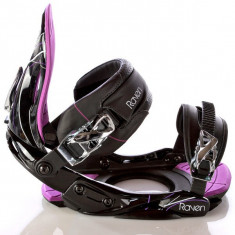 Legaturi Snowboard Raven s350 Black/Violet S/M NOI foto