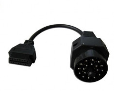 Cablu adaptor AUTO BMW 20 PINI la 16 pini, cablu interfata diagnoza auto CABLU mufa OBD2 OBD II cablu bmw CABLU auto diagnoza auto. foto