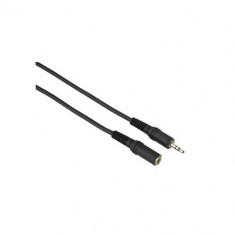 Cablu prelungitor Hama Audio Ext. 3.5 mm Jack Plug Stereo - 3.5 mm Jack Socket, 5 m foto