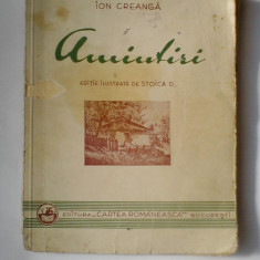 Amintiri - Ion Creanga , ilustrata de Stoica D. * 1941/ R4p3S