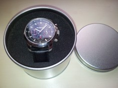 Vand ceas PWC (Professional Watch Company) model Kentucky Carbon 21390CB-SW, branduit Fisher. nou foto