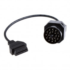 Cablu adaptor BMW OBD2 OBD II 16 pini la mufa rotunda 20 pini, cablu interfata diagnoza auto, cablu BMW, cablu auto BMW. MOTTO: CALITATE NU CANTITATE! foto
