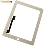 Touchscreen Geam Digitizer iPad 3 4 White + Adeziv 3M Original