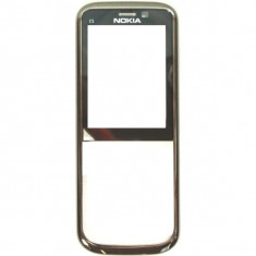 Carcasa rama fata geam sticla Nokia C5 C5-00 gri grey Originala Original foto
