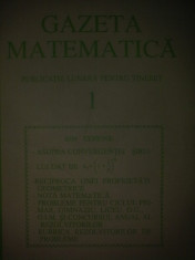 Gazeta matematica - Nr. 1 / 1991 , Anul XCVI foto
