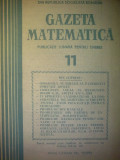 Gazeta matematica - Nr. 11 / 1984 , Anul LXXXIX