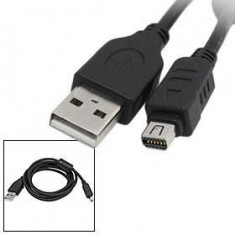 cablu date CB USB6 CB USB5 Olympus C-170, C-180, C-480, C-500, C-5500, C-7000, D-425, D-435, D-545, D-595, D-630 Evolt E-30, E-330, E-400, E-410 foto