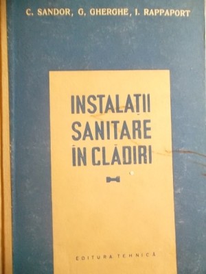 INSTALATII SANITARE IN CLADIRI foto