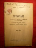 Iulian C.Vrabiescu - Cuvantare in Sedinta Camerei 1908