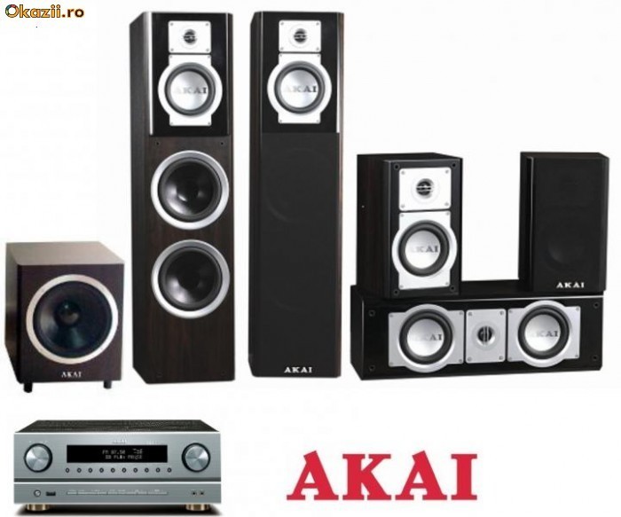 AKAI 5.1 AS005RA-750 USB , SS006A-305 ( sistem boxe 5.1 puternic ) logitech  z5500 logitech z906 galaxy s2 galaxy s3 iphone 4s | arhiva Okazii.ro