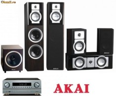 AKAI 5.1 AS005RA-750 USB , SS006A-305 ( sistem boxe 5.1 puternic ) logitech z5500 logitech z906 galaxy s2 galaxy s3 iphone 4s foto