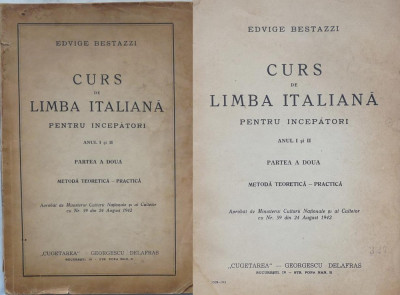 Edvige Bestazzi , Curs de limba italiana pentru incepatori , 1943 foto