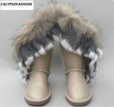 CIZME UGG, DIN PIELE NATURALA CU BLANA DE VULPE SI IEPURE! MULTE MODELE SUPERBE! DOAR PE COMANDA! foto