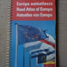 road atlas of europe autoatlasz autoatlas harti turism ghid europa cartographia