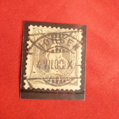 Timbru 40 centi gri 1882 Elvetia , stamp.