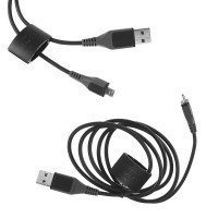 CABLU DE DATE ALCATEL OT 891 CU MUFA MICRO USB NOU CULOARE NEAGRA foto