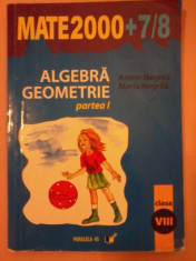 Culegere MATEMATICA clasa a VIII-a foto