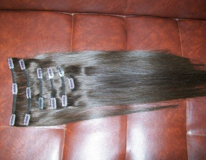 Extensii Ieftine De Par Natural Clip On Full Head 55 Cm Culoare