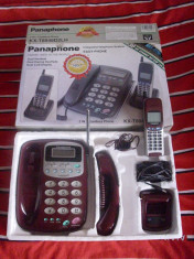 TELEFON FIX 2 IN 1 PANAPHONE,IN CUTIE ,TOATE ACCESORRILE,CA NOU foto