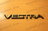 Emblema VECTRA Plastic Nichel 190mm x 28mm - Scris Logo Auto Opel
