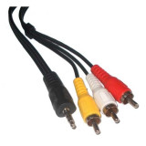 CABLU JACK STEREO LA 3 RCA, 1.5 M