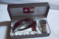 Set Cadou Ochelari Soare + Ceas &amp;quot;SWISS MONO&amp;quot;- 67% Off-325e Sigilat Original Cutie Cadou Germania= foto