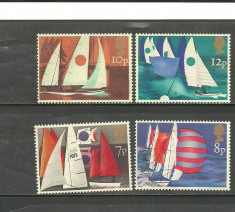 ANGLIA 1975 - SPORTURI NAUTICE SAILING, YACHTING, serie nestampilata, R25 foto