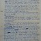 2 pagini manuscris ale scriitorului Matei Calinescu