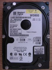 HDD 3,5inch WD800 80GB IDE foto