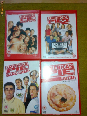 Vand 4 DVD -uri din seria AMERICAN PIE foto