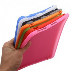 Husa de protectie silicon case cover carcasa Apple iPad 2 Wi-Fi Rosie NOU NOUA Sigilat Sigilata foto