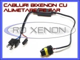 CABLU CABLAJ BIXENON COMUTARE FAZE SCURTA LUNGA - H4 CU ALIMENTARE DIRECTA DIN FAR - FARA ALTE FIRE TRASE, BOORIN