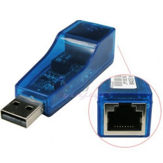 Placa retea RJ45 adaptor usb externa pe USB+cd placa de retea externa USB RJ45 placa de retea RJ 45. HEXIN USB2.0 LAN ADAPTER NETWORK RJ 45 foto