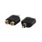 Adaptor RCA tata la 2 RCA mama