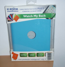 Apple iPad 2 , 3 , 4 - Capac protector E-Boda Watch my Back ( compatibil Smart Cover ) , nou sigilat ! foto
