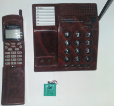 TELEFON DECT CU BAZA ( DOUA MODALITATI DE APEL ) foto