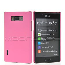husa protectie LG Optimus l7 p700 mesh roz silicon rigid antiradiatii + folie protectie ecran foto