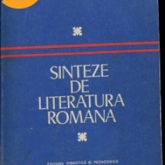 SINTEZE DE LITERATURA ROMANA,STARE FOARTE BUNA