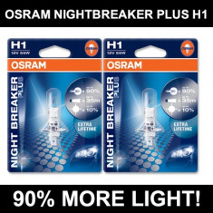 OSRAM H1 NIGHT BREAKER- Bec auto foto