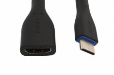 ADAPTOR PENTRU Allview Alldro 2 CABLU MINIHDMI IN CABLU HDMI NORMAL PENTRU TABLETA CARE ARE MINIHDMI foto