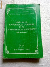 MANUALUL EXPERTULUI CONTABIL SI AL CONTABILULUI AUTORIZAT foto