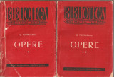 (C3595) OPERE DE G. TOPIRCEANU, VOL.1 - POEZII, VOL.2 - PROZA, E.S.P.L.A., 1956