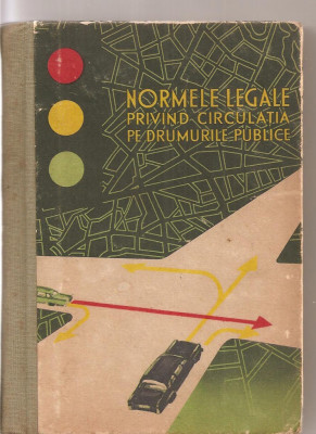 (C3604) NORMELE LEGALE PRIVIND CIRCULATIA PE DRUMURILE PUBLICE, EDITURA STIINTIFICA, 1963 foto