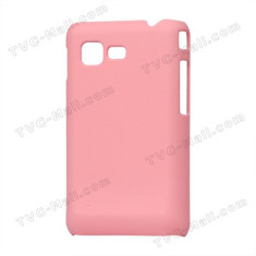 husa protectie mesh roz Samsung Star 3 s5220 silicon rigid antiradiatii + folie protectie ecran foto