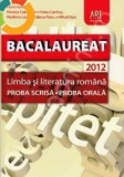 LIMBA SI LITERATURA ROMANA BACALAUREAT 2012