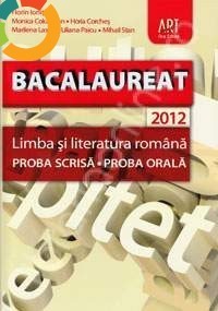 LIMBA SI LITERATURA ROMANA BACALAUREAT 2012 foto
