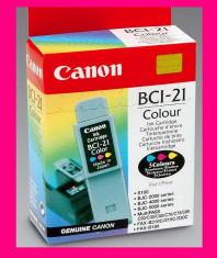 Cartus original CANON BCI-21 COLOR (sigilat) BEF47-0831500 (BCI21C, BCI 21C) foto